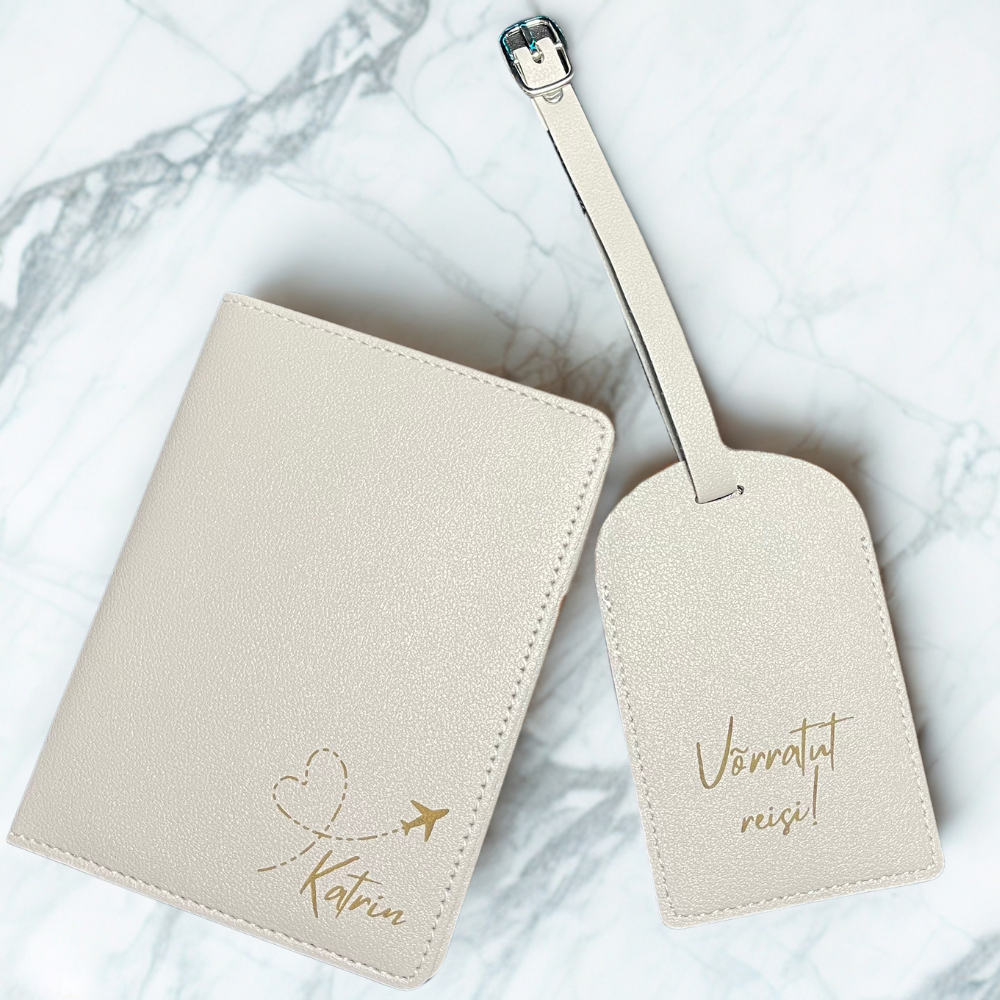 Passikaante ja pagasisildi komplekt